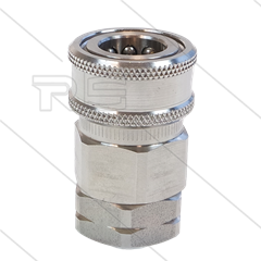Snap-Tite - Kupplung - mit Ventil - Edelstahl - 259 bar - 1/2&quot; IG