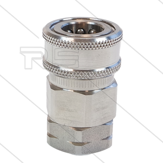 Snap-Tite - Kupplung - mit Ventil - Edelstahl - 259 bar - 1/2&quot; IG