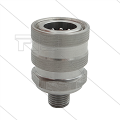 RP3100 - Kupplung - Edelstahl - 250 Bar - max 150°C - 1/4&quot; AG