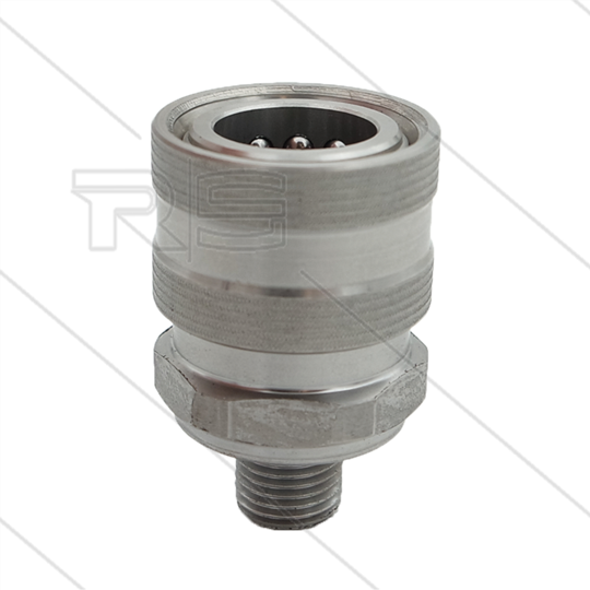 RP3100 - Kupplung - Edelstahl - 250 Bar - max 150°C - 1/4&quot; AG