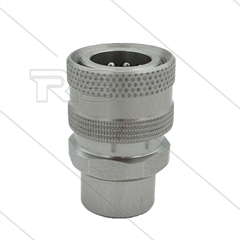 RP3100 - Kupplung - Edelstahl - 250 Bar - max 150°C - 1/4&quot; IG