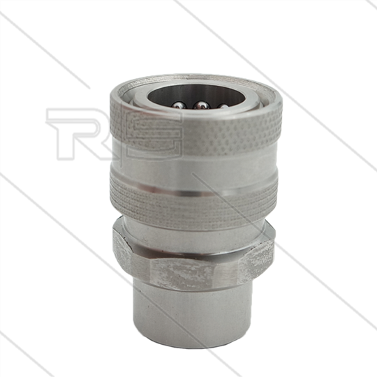 RP3100 - Kupplung - Edelstahl - 250 Bar - max 150°C - 3/8&quot; IG