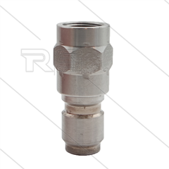 RP3100 - Nippel - Edelstahl - 250 Bar - Ø17,8mm - max 150°C - 3/8&quot; IG