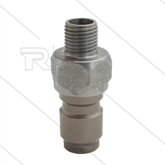 RP3100 - Nippel - Edelstahl - 250 Bar - Ø17,8mm - max 150°C - 1/4&quot; AG