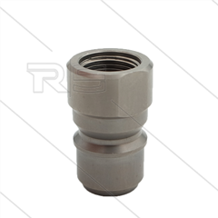 RSS250 - Nippel - Edelstahl - 250 Bar - Ø19,9mm - max 90°C - passend zu Nilfisk-Alto - 3/8&quot; IG