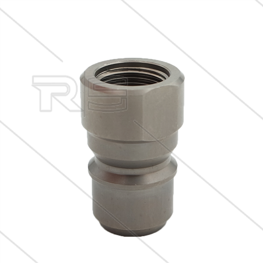 RSS250 - Nippel - Edelstahl - 250 Bar - Ø19,9mm - max 90°C - passend zu Nilfisk-Alto - 3/8&quot; IG