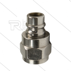 RP-Click - Nippel - Edelstahl (gehärtet) (Snap-Tite) - 250 Bar - Ø12,9mm - max 200°C - 3/8&quot; IG
