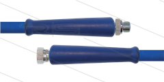 HD-Schlauch blau 2SC-12 - 1,0m - 1/2&quot; DKR x 1/2&quot; AGR - 2x GKS - 400 Bar