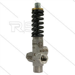 VS80/150 Sicherheitsventil - VA 303 - ATEX - Viton - 150 Bar - 80 l/min - 70°C - Eingang: 1/2&quot; IG