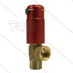 VS200/180 Sicherheitsventil - werksseitig auf 125 Bar eingestellt - 200 l/min - 60°C - Eingang 3/4&quot;