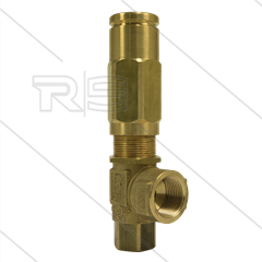 VS200/200 Sicherheitsventil - 200 Bar - 200 l/min - 60°C - Ein: 3/4&quot; IG - Bypass: 1/2&quot; IG - BSP