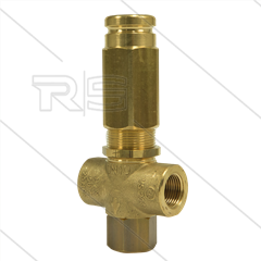 VS220 Sicherheitsventil - 220 Bar - 24 l/min - 60°C - Eingang: 2 x 3/8&quot; IG - Bypass: 3/8&quot; IG