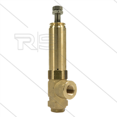 VS500 Sicherheitsventil - 500 Bar - 80 l/min - 60°C - Eingang: 1/2&quot; IG - Bypass: 3/8&quot; IG