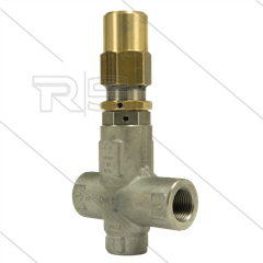 VRP600 Druckregelventil - Edelstahl - 560 Bar - 80 l/min - 60°C - Ein: 1/2&quot; IG - Aus: 1/2&quot; IG