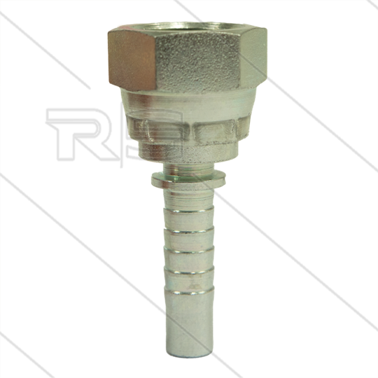 Pressnippel - Stahl - DN08 (5/16&quot;) - 1/2&quot; DKR - SW27