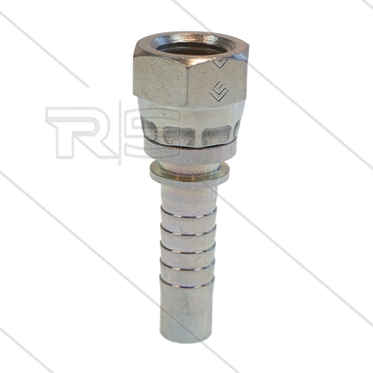 Pressnippel - Stahl - DN10 (3/8&quot;) - 1/4&quot; DKR - SW19