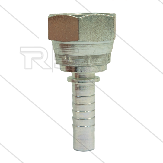 Pressnippel - Stahl - DN10 (3/8&quot;) - 1/2&quot; DKR - SW27