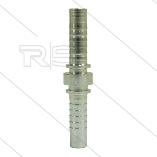 Pressnippel - Stahl - DN08 (5/16&quot;) - Schlauchverbinder - 2 x DN08
