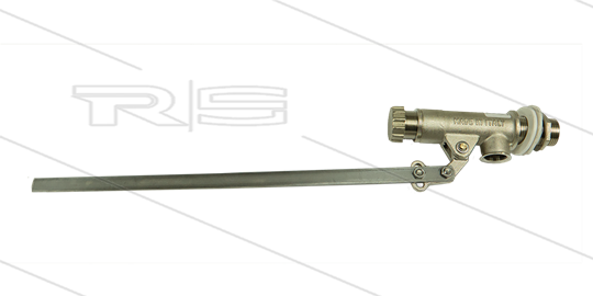 Schwimmerventil - Messing - ohne Schwimmerball - 12 Bar - L=530mm - max 60°C - 3/4&quot; AG