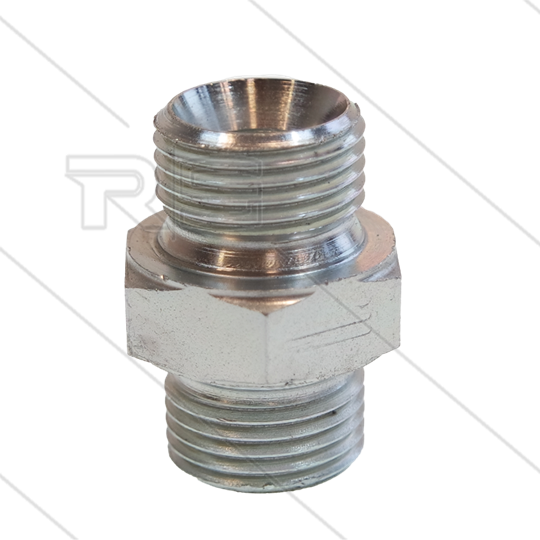 Doppelnippel - Stahl - 2 x 1/2&quot; AG - BSP