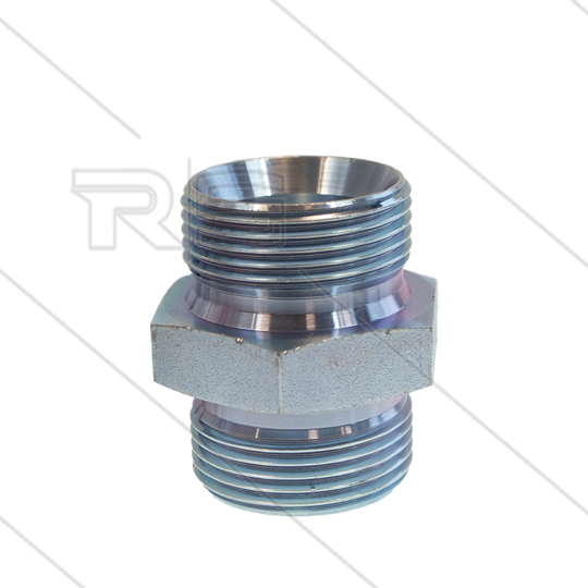 Doppelnippel - Stahl - 2 x 1 1/4&quot; AG - BSP