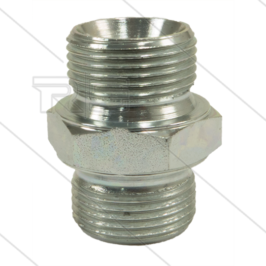 Reduziernippel - Stahl - 1/4&quot; AG x 1/2&quot; AG - BSP