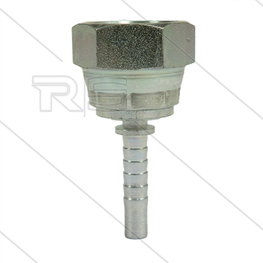 Pressnippel - Stahl - Titan-Slide - DN06 (1/4&quot;) - 1/4&quot; DKR - SW19