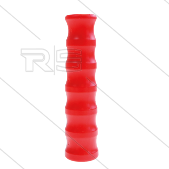 Knickschutz 3/8&quot; - rot - Gummi gewellt - Innen Ø20,5mm