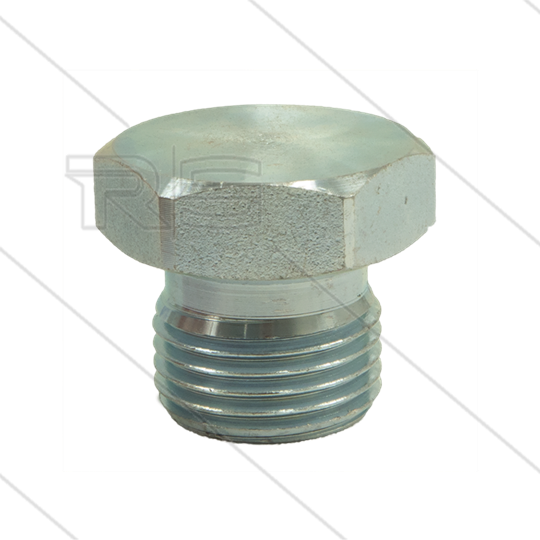 Stopfen sechskant - Stahl - 1/4&quot; AG - BSP
