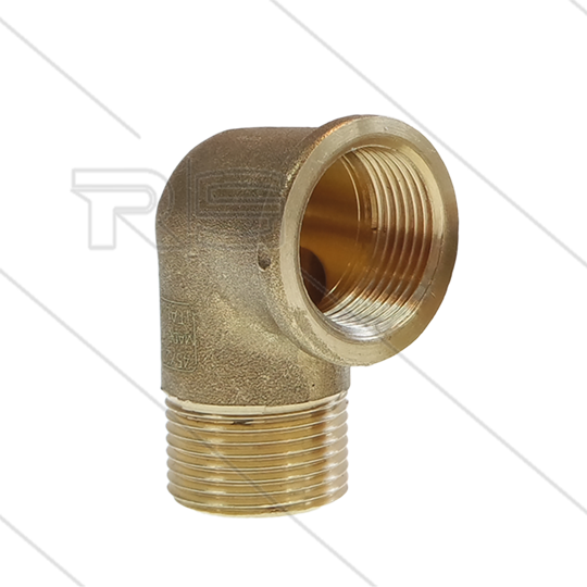 Winkel - Messing (ND) - 1&quot; IG x 1&quot; AG