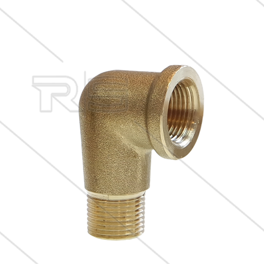 Winkel - Messing (ND) - 1/4&quot; IG x 1/4&quot; AG