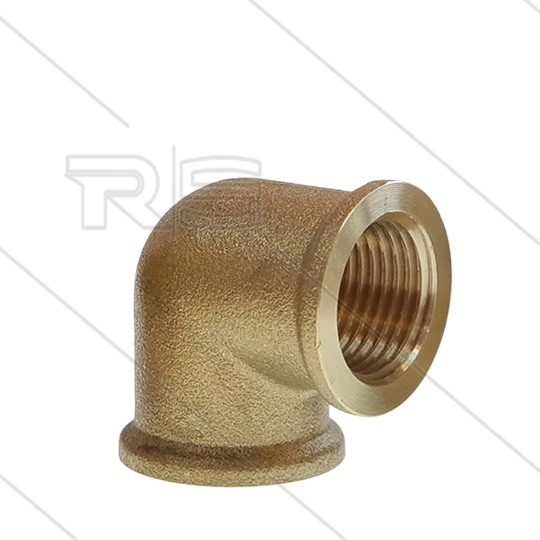 Winkel - Messing (ND) - 2 x 1/2&quot; IG