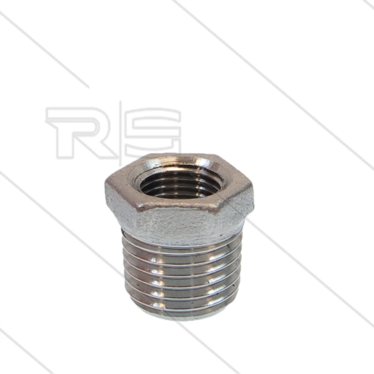 Reduziernippel - Edelstahl - 1/4&quot; AG x 1/8&quot; IG