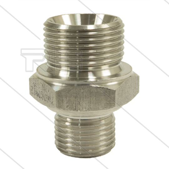 Reduziernippel - Edelstahl - 1&quot; AG x 3/4&quot; AG