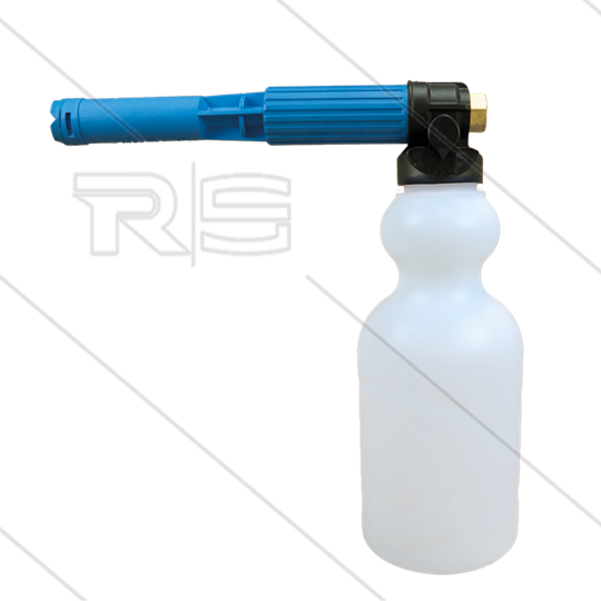 LS10 - Schaumlanze - blau mit Flasche 2 Ltr - Düse 1,5mm - 60 bis 200 Bar - 9 bis 15 l/min - 1/4&quot;IG