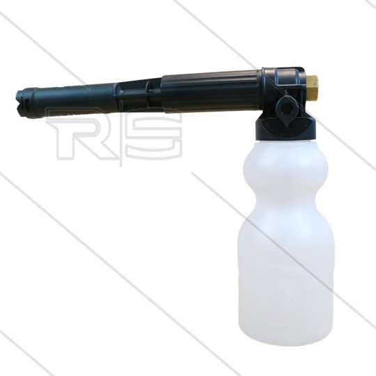 LS12 - Schaumlanze - schwarz mit Flasche 1 Ltr - Düse 2,1mm - 90 bis 200 Bar - 20 bis 30 l/min