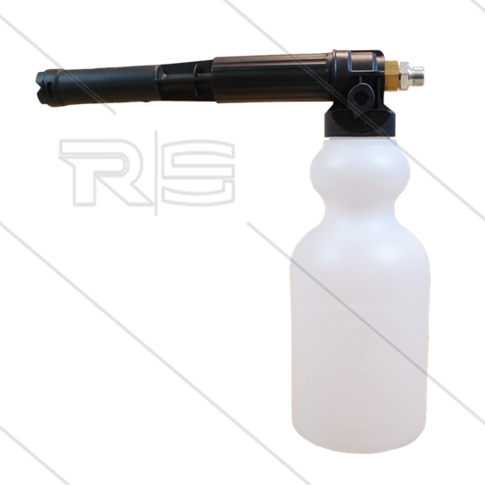 LS12 - Schaumlanze - schwarz mit Flasche 2 Ltr - Düse 2,1mm - 90 bis 200 Bar - 20 bis 30 l/min