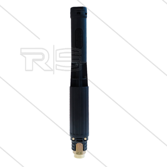LS12 - Schaumlanze - schwarz ohne injektor - Düse 1,8mm - 60 bis 200 Bar - 5 bis 10 l/min - 1/4&quot; IG