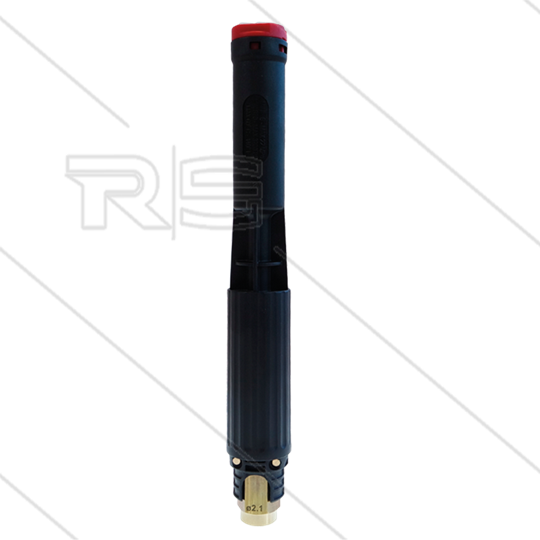 LS12 - Schaumlanze - schwarz ohne injektor - Düse 2,1mm - 60 bis 200 Bar - 8 bis 14 l/min - 1/4&quot; IG