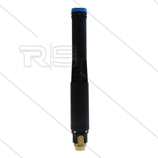 LS12 - Schaumlanze - schwarz ohne injektor - Düse 2,5mm - 60 bis 200 Bar - 11 bis 21 l/min - 1/4&quot; IG
