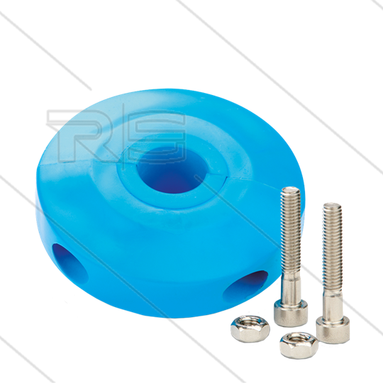 Schlauchstopper universal Ø10 bis 34mm - blau