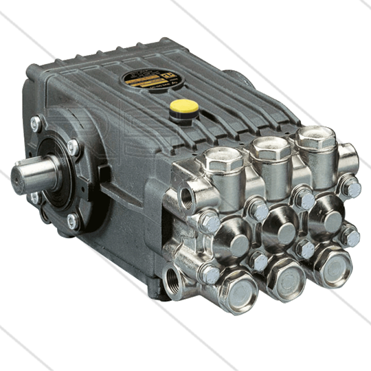 W201L Hochdruckpumpe - 15 l/min - 200 Bar - 1000 U/min - 5,51 kW - Welle L - Serie 47