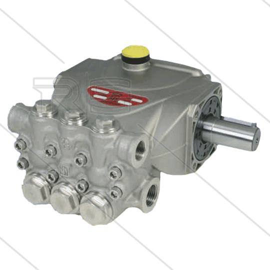 SS1B1509 Hochdruckpumpe Edelstahl - 9 l/min - 150 Bar - 1450 U/min - 2,58 kW - max 85°C - Welle R