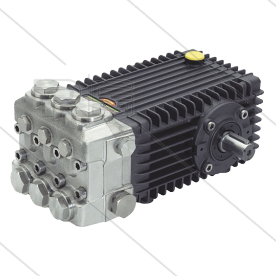 SSU2030 Hochdruckpumpe Edelstahl - 30 l/min - 200 Bar - 1750 U/min - 11,47 kW - max 85°C - Welle R