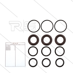 Kit 97 - Manschettensatz Ø15mm für 3 Plunger - Serie 51 Misting - HXM