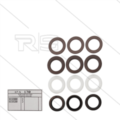 Kit 170 - Satz Hochdruck- und Niederdruckdichtungen Ø20mm (3x) - Serie 66