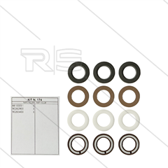 Kit 174 - Satz Hochdruck- und Niederdruckdichtungen Ø16mm (3x) - Serie 66