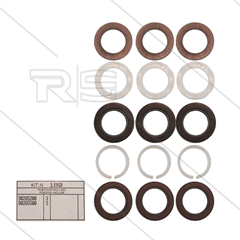 Kit 180 - Satz Hochdruck- und Niederdruckdichtungen Ø18mm (3x) - Serie 66