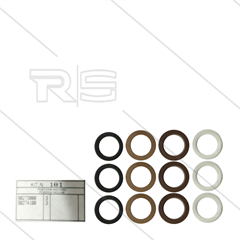 Kit 181 - Satz Hochdruck- und Niederdruckdichtungen Ø24mm (3x) - Serie 66