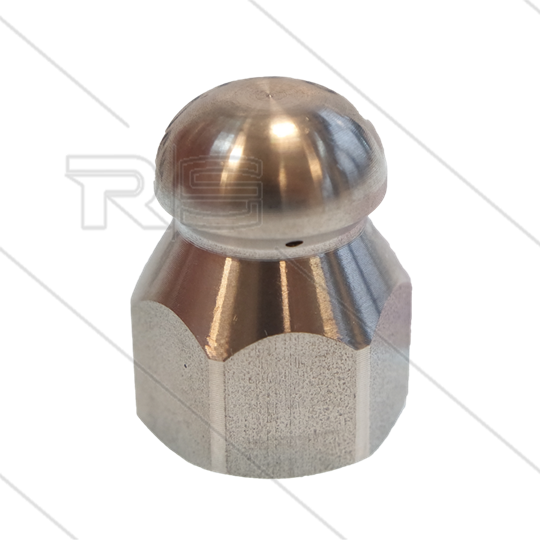 Rohrreinigungsdüse - 0.070 - 3 x H - Edelstahl - 1/4&quot; IG